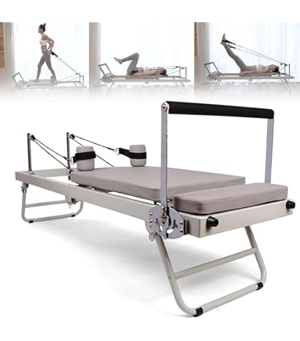 Amazon.co.jp: Li Fitness ピラティス リフォーマーマシン、オーク