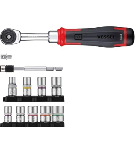 Amazon | ベッセル(VESSEL) コードレス 電動スリムラチェット 400ER3