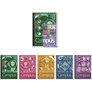 ショウワノート 鬼滅の刃 キャンパスノート ドット入り罫線 A罫 5冊パック 119562001