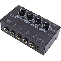 Amazon.co.jp: ヘッドフォンアンプ、4チャンネルポータブル
