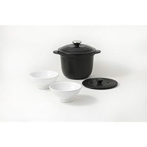 【Amazon.co.jp 限定】Le Creuset (ルクルーゼ) 鍋セット マットブラック 18cm 4個入