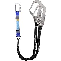Amazon.co.jp: [OVZEXAO] ランヤード 安全帯 2丁掛け フルハーネス用