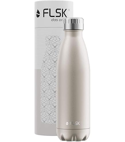 FLSK フラスク ステンレスボトル ホワイトマーブル 750ml 保温冷 炭酸 FLSK フラスク ステンレスボトル ホワイトマーブル 750ml 保温冷