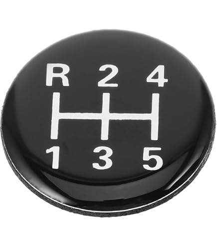 Amazon.co.jp: シフトパターン ステッカー エンブレム シール 4速 5速