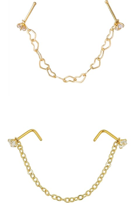 Drperfect Nose Chain Nose Ring Nostril 
