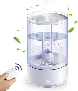 ゴシェール(Gocheer） 加湿器 超音波式 加湿機 6L大容量 卓上加湿器 次