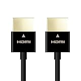 エレコム HDMI ケーブル 1.5m 4K × 2K対応 ウルトラスリム ブラック CAC-HD14US15BK