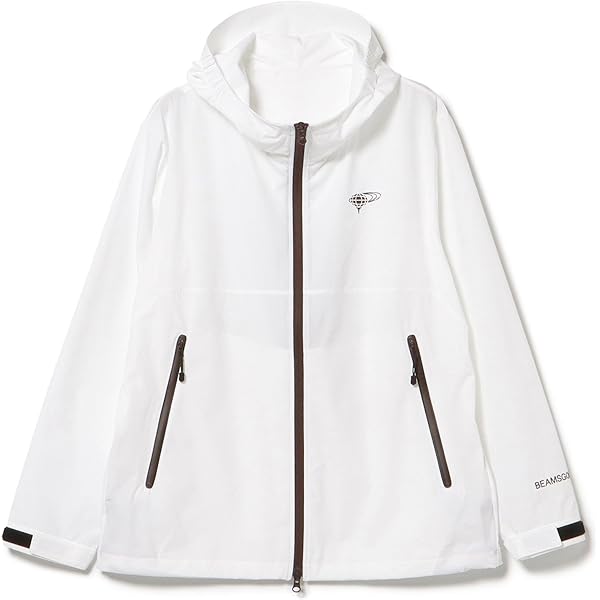 ビームスゴルフ◆オレンジレーベル ダブルジップ パーカー◆ホワイト Mサイズ BEAMS GOLF（ビームス ゴルフ）ORANGE LABEL / フラワージャ