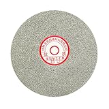 uxcell サンディング研磨ディスク ダイヤモンド研削盤 フラットラップ 外径15cm グリット80