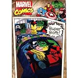 Marvel Comics Classic Avengers 4pc Twin Bedding Set [並行輸入品]