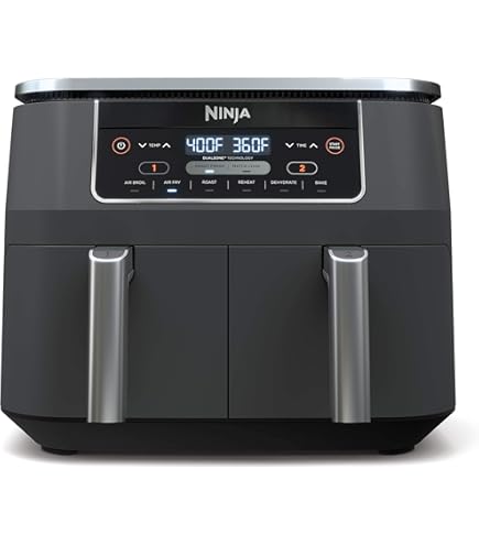 Amazon.co.jp: Ninja DZ100 Foodi 4イン1、8クォート、デュアルゾーン