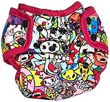 Rumparooz Newborn Cloth Diaper Cover Snap Tokijoy, Sherbert/Multi by Rumparooz