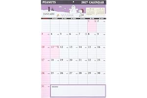 サンリオ(SANRIO) 書き込みカレンダー 2027年 スヌーピー 壁掛けタイプ 921823