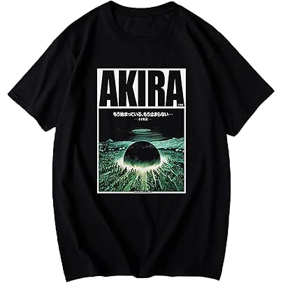 Amazon | [LECMY] アキラ AKIRA 丸薬 大友克洋 アニメ 漫画 tシャツ