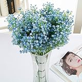 YSBER 1 * 10Pcsベビーブレス/ GypsophilaウェディングパーティーデコレーションDIYホームガーデン（ブルー）