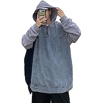 デニムオーバーサイズフードパーカー グレー デニムオーバーサイズフードパーカー グレー セール】デニム