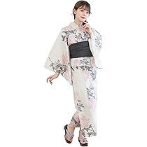 Amazon | [KYOETSU] [キョウエツ] 浴衣セット 変わり織 生成り