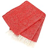 クリッパン ウールスロー ポルカ 200×130cm 毛布 保温 インテリア ポルカレッド 2018.03 KLIPPAN [並行輸入品]