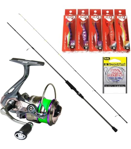 Amazon.co.jp: おり釣具 ティップランエギング フルセット