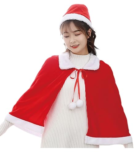 Amazon.co.jp: Ymgot クリスマス マント サンタ コスプレ キッズ 大人