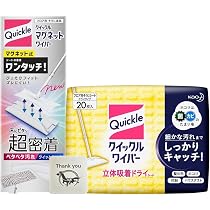 Amazon｜クイックル マグネットワイパー 1個 + クイックルワイパー