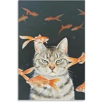 絵画 インテリア 額付(青緑＋金色の枠) 油絵 uF6-050520 子猫たち またね」F6サイズ 額付 アート作品 アクリル画 原画 猫 徳島洋子
