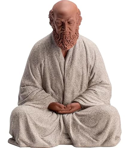 Amazon.co.jp: [華能] 達磨大師立像「武」 高級天然ツゲ木彫り達磨像