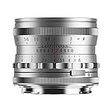 Brightin Star 35mm F1.4 フルサイズ 大口径 MF 単焦点レンズ ライカ&シグマ&パナソニック Lマウントに対応 ライカ&シグマ&パナソニック カメラ SL/2/2-S/3/3-S, CL fp/fp L/BF, S1/1R/M2/R2/1H S5/5II/5IIX/5M2など Lマウント ミラーレスカメラ用 シルバー