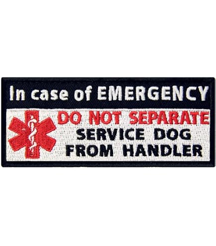Medical Alert Do Not Distract Service Dog Patch - Hook & Loop Morale Applique, 2Pcs, 3.1x3.1 Inches - View #8