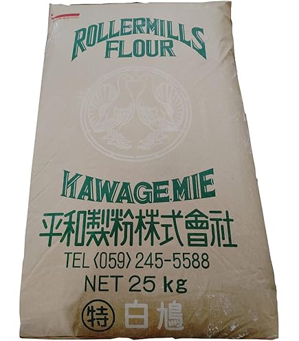 Amazon.co.jp: 日清製粉 特雀 25kg （高級生茄麺・乾麺用粉-中力粉