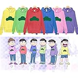 パーカー おそ松さん 長袖 フード付き 松野 十四松 カラ松 一松 トド松 チョロ松 おそ松 柔らかい 快適 通気性 日常服 コスプレ衣装 人気 アニメ キャラクター コスチューム 運動服 カジュアル服 萌えグッズ 男女兼用 (おそ松,XL)