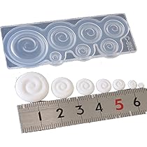 レジン、樹脂粘土用モールド詰め合わせ 粘土レジン用型 『ソフトモールド ホイップ L大 ミックス C-807