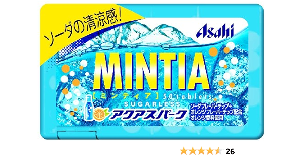 アサヒグループ食品 ミンティア アクアスパーク 50粒 7g 10個