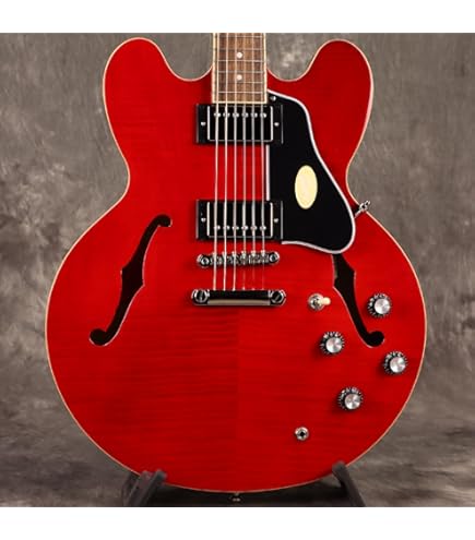 Amazon | Epiphone/Inspired by Gibson ES-335 Figured Block Inlay