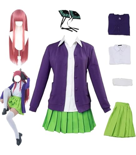 Amazon.co.jp: [milky time] 五等分の花嫁 中野二乃 コスプレ ウィッグ