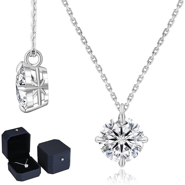 【☆】ダイヤモンドネックレス MomentWish Amazon | [MomentWish] モアサナイト ネックレス レディース