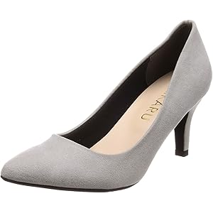 [オリエンタルトラフィック] パンプス スエードポインテッドトゥヒールパンプス レディース WK-802