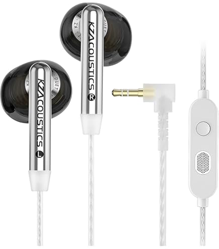 Amazon.co.jp: KZA COUSTICS KZ Duet 有線イヤホン マイク付き