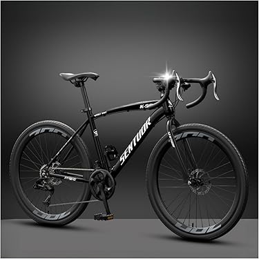 ロードバイク 700cシマノ製 21段変速ライト スタンド付 自転車Y2088