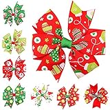 Nice Days（ナイス　ディズ）　ベビーヘアクリップ　ヘアピン 女の子　クリスマス　花　8本セット