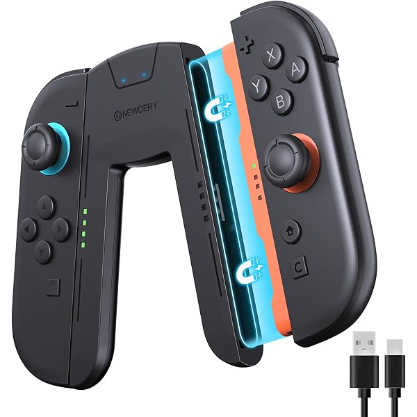 Amazon.co.jp: JSAUX 充電グリップ Switch 2に対応 左右分離型