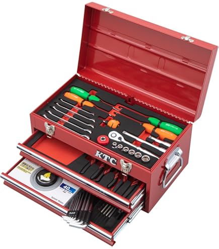 Amazon.co.jp: 京都機械工具(KTC)9.5sq.[54点組]インチサイズ 自動車