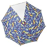 【kukka hippo】キッズ 子供用 アンブレラ 1コマ透明 雨傘 40cm-50cm(17KH-KS おさかな【50cm】)
