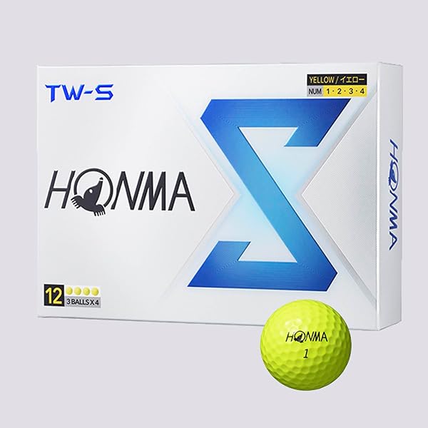 Amazon.co.jp: 本間ゴルフ HONMA ボール TW-S ボール 3ダースセット 3