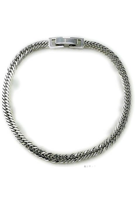 Amazon | [PURÉZZA] メンズ シルバー 925 トリプル 12面 喜平 ロング