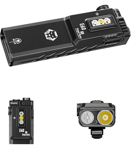 Amazon.co.jp: RovyVon E90 3500ルーメン EDC フラット懐中電灯 近接