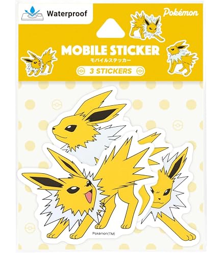 Amazon | グルマンディーズ ポケットモンスター モバイルステッカー