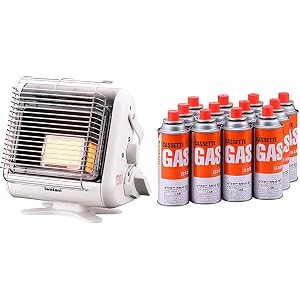 【セット買い】Iwatani カセットガス ストーブ マイ暖 ホワイト CB-STV-MYD & イワタニ カセットガス…