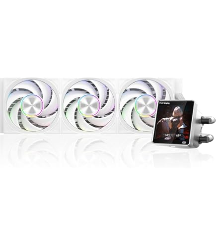 Amazon | PCCOOLER CPS DT360 ARGB ディスプレイ AIO CPU 水冷クーラー