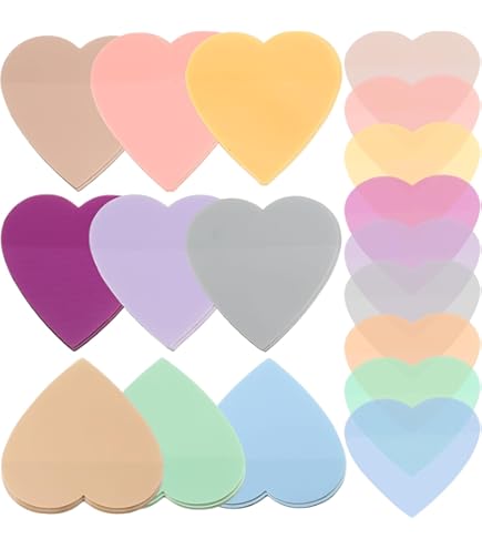 900 Pcs Clear Sticky Notes Transparent Sticky Note Pastel Sticky Notes Bible Study Journaling Supplies Translucent Clear Sticky Office Notes With Marker See Through Self Sticky Notes(Cute Color